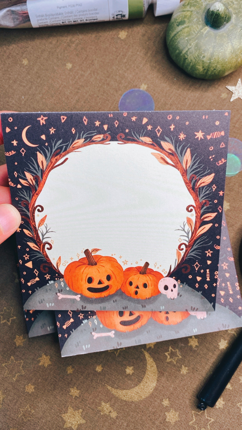 Halloween Memopad Mini Notepads