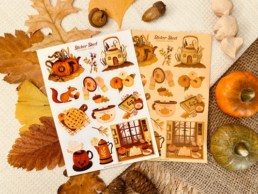 Pumpkin Spice Sticker Sheet