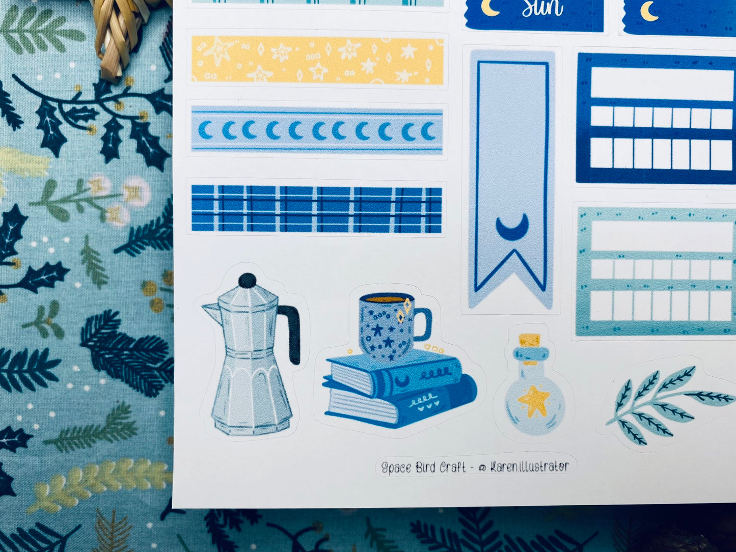 Night Planner Sticker Sheet