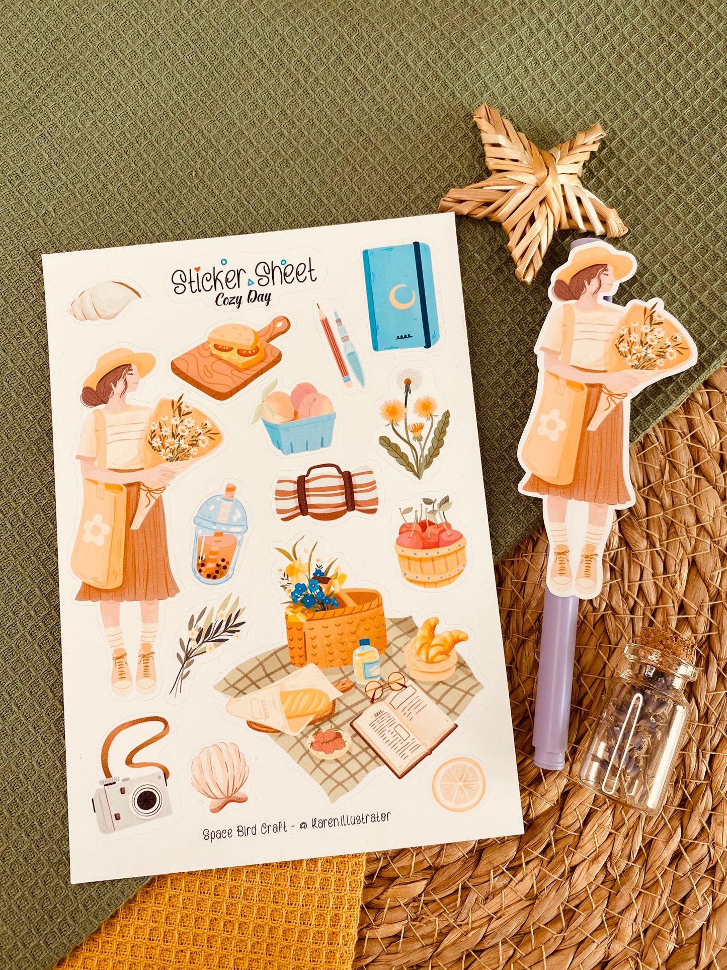 Cozy Day Sticker Sheet