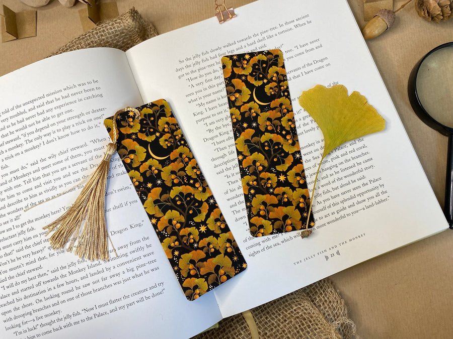 Golden Leaf Ginko Bookmark
