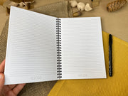 B Grade - Golden Leaf Ginko Lined Notebook