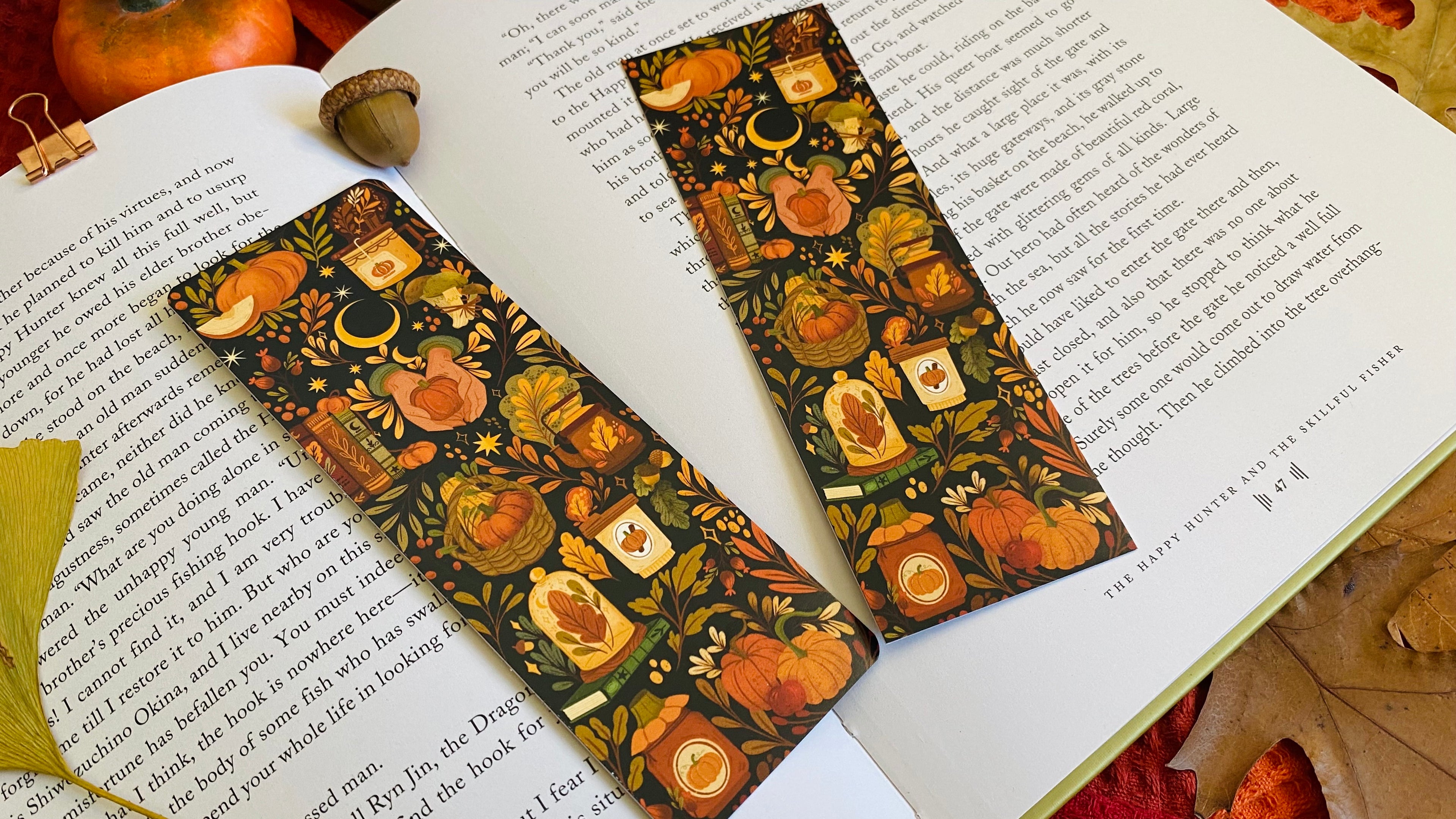 Pumpkin patch Bookmark