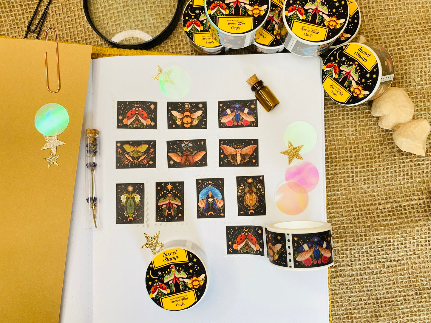 Insect Stamp Washi Tape