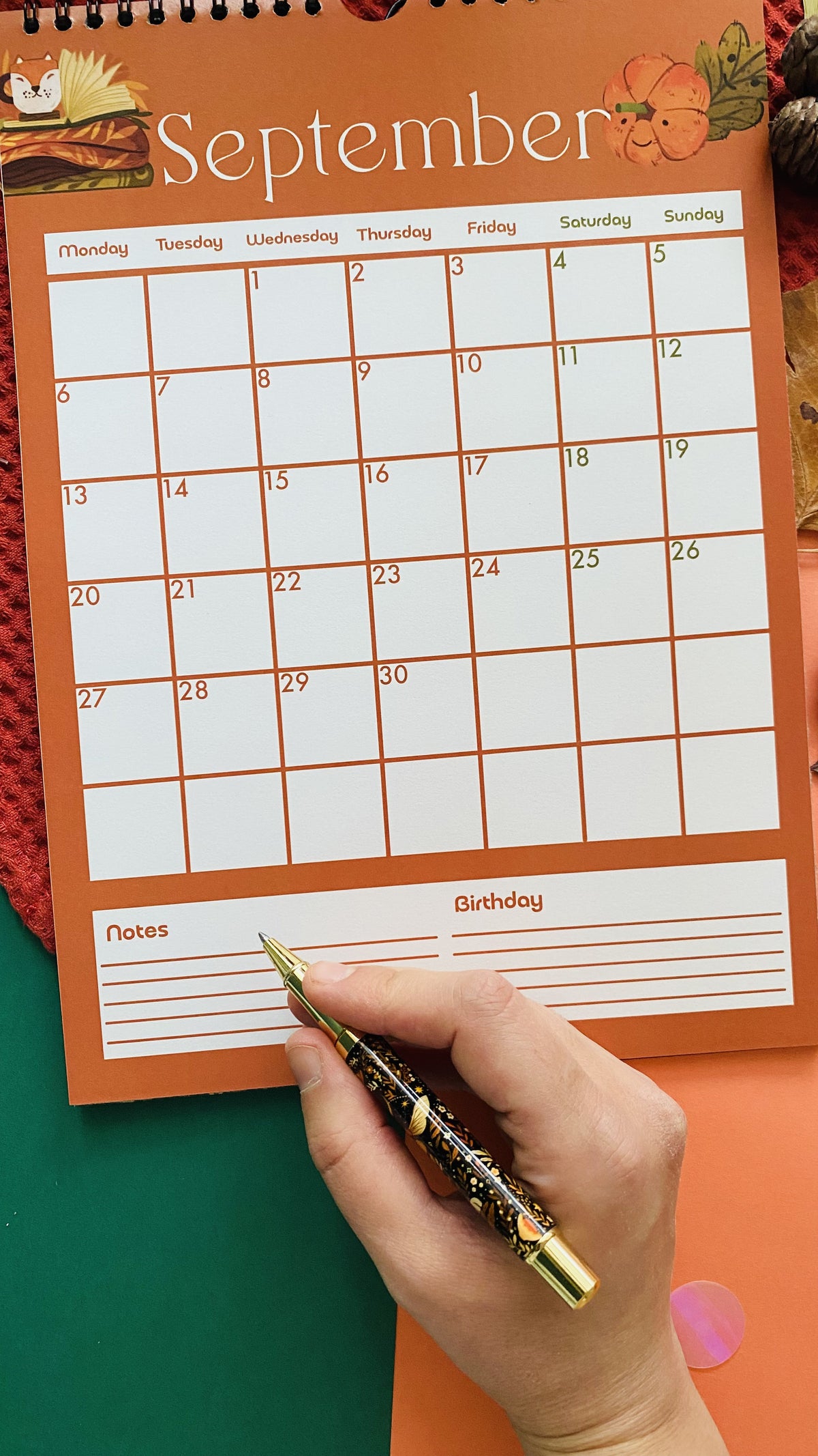 2027 Wall Calendar, Cozy Calendar