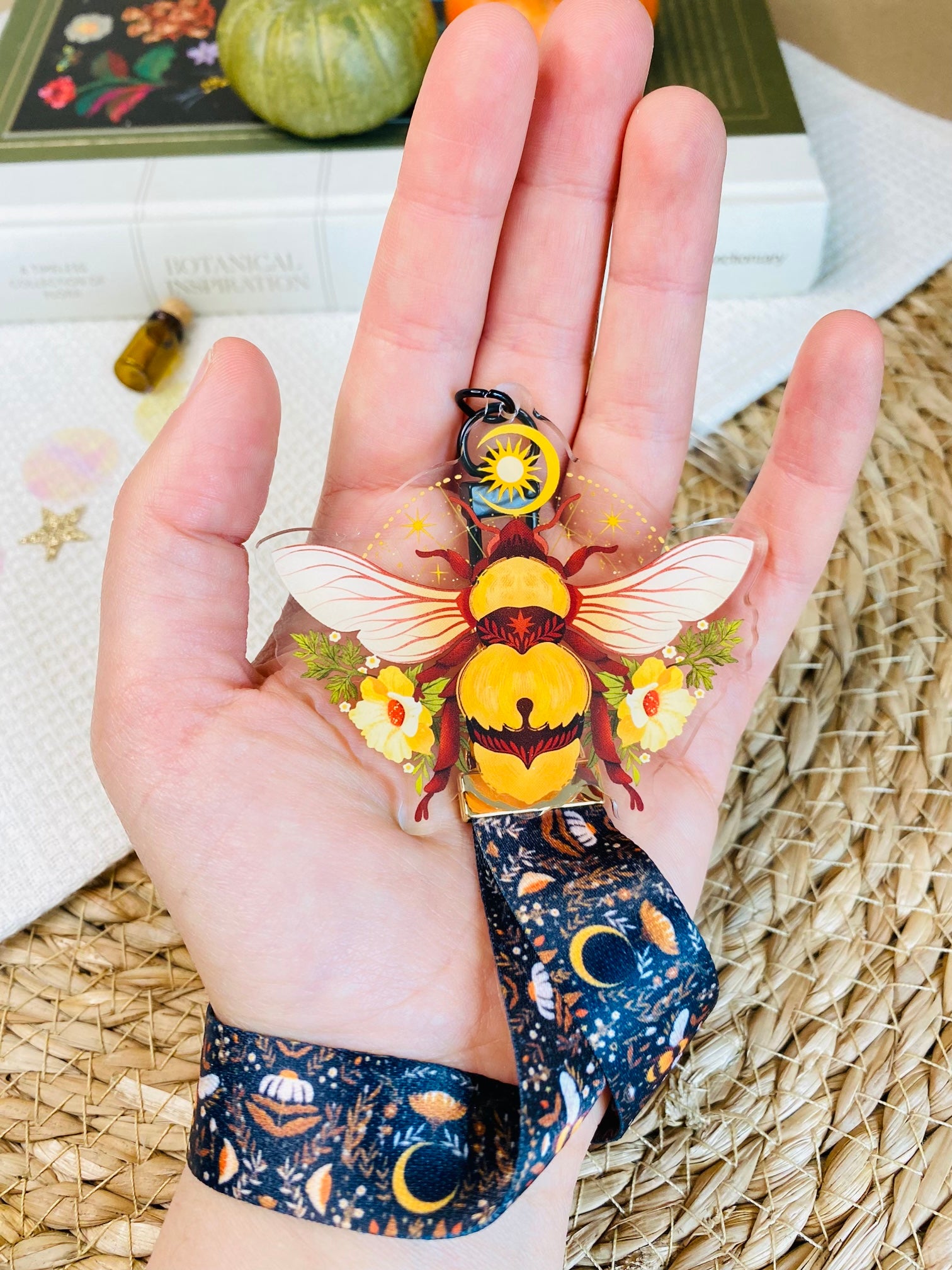 Queen Bee Keycharm