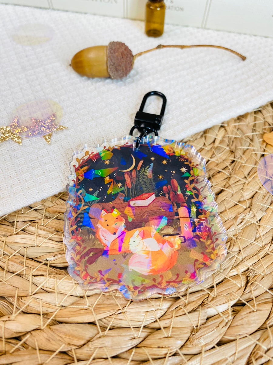 Fox and Bunney Keycharm