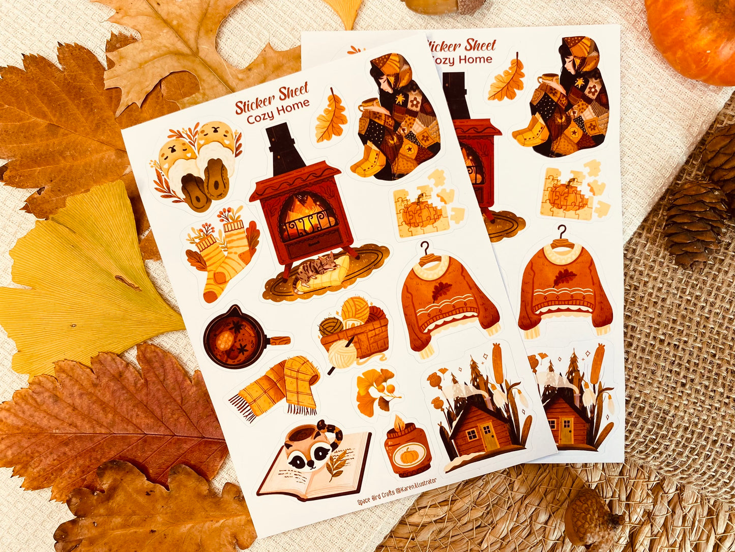 Cozy Home Sticker Sheet