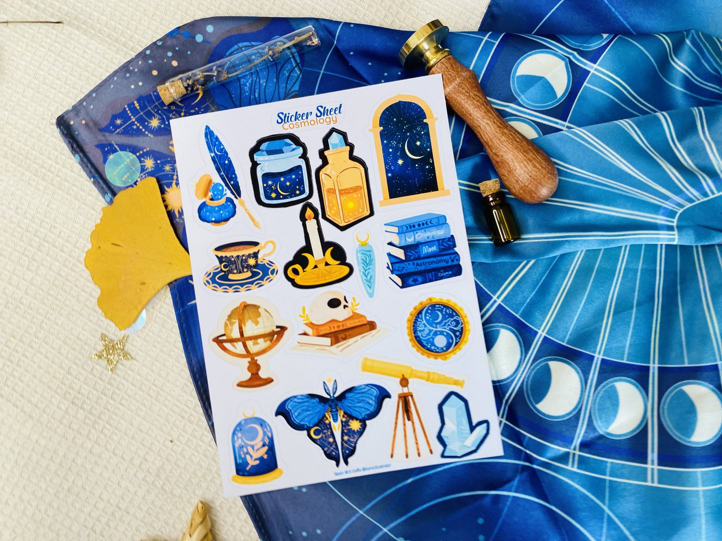 Cosmology Sticker Sheet