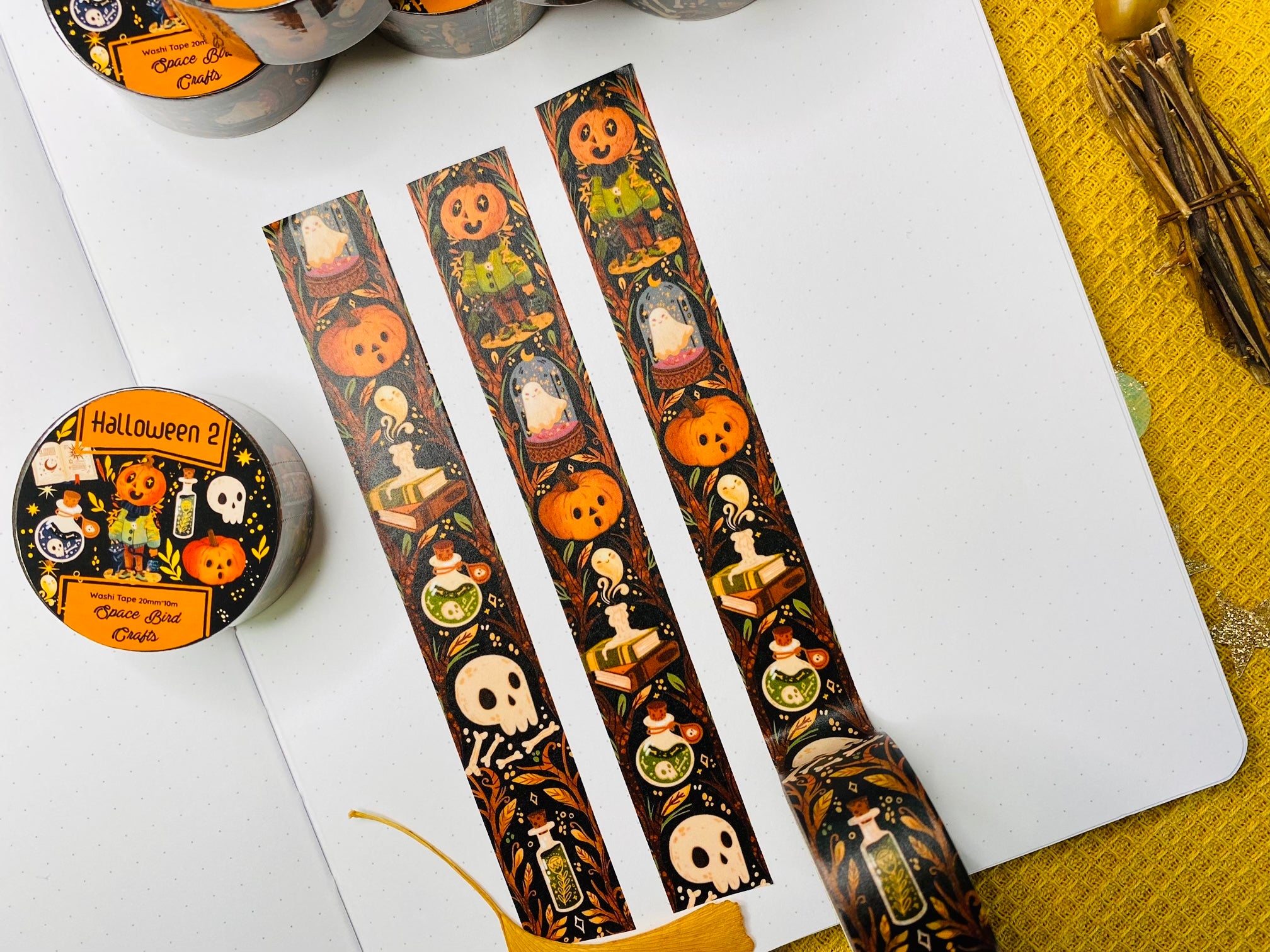 Halloween 2 Washi Tape 10m x 20mm