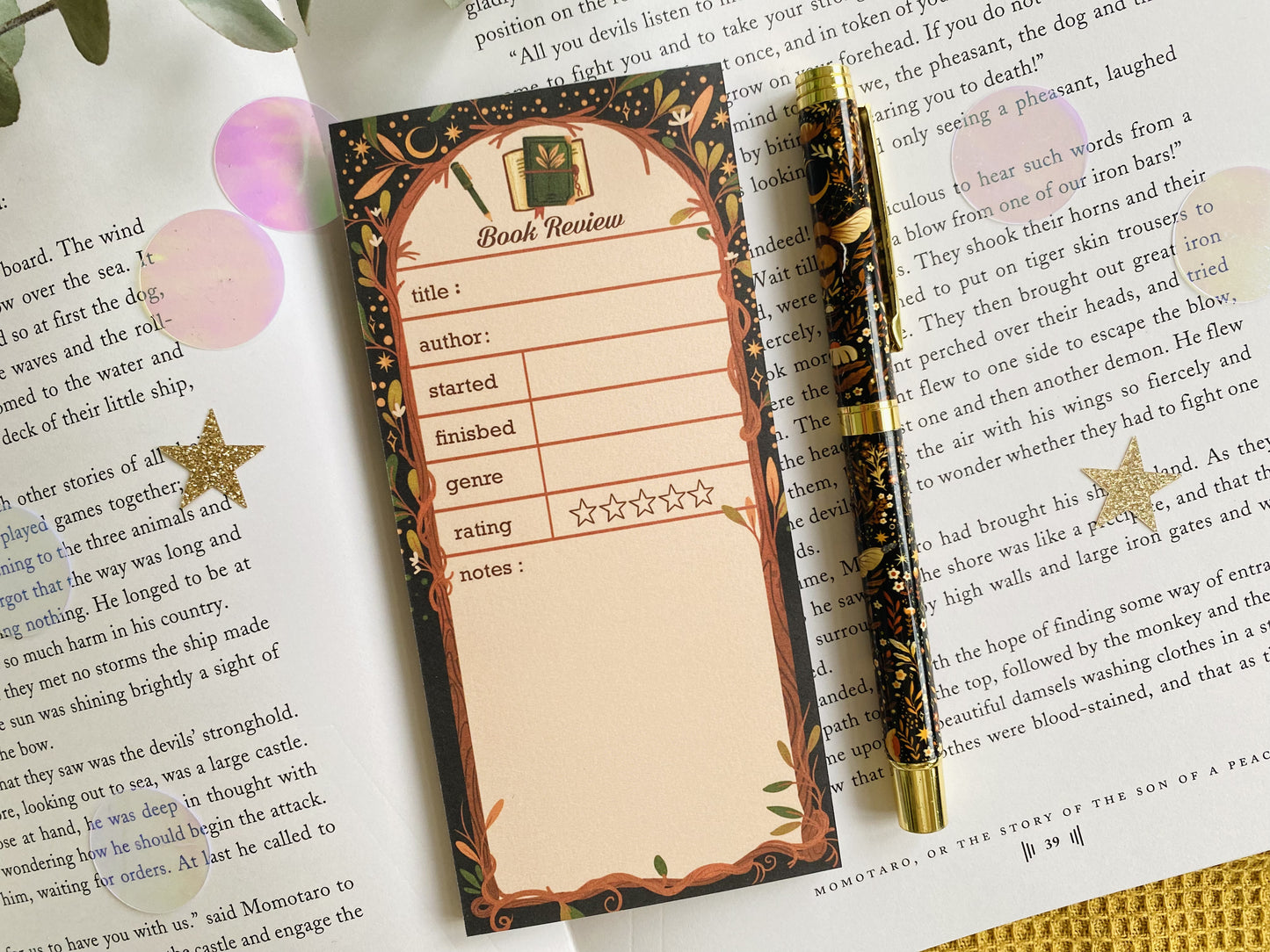 Reading Tracker Planner