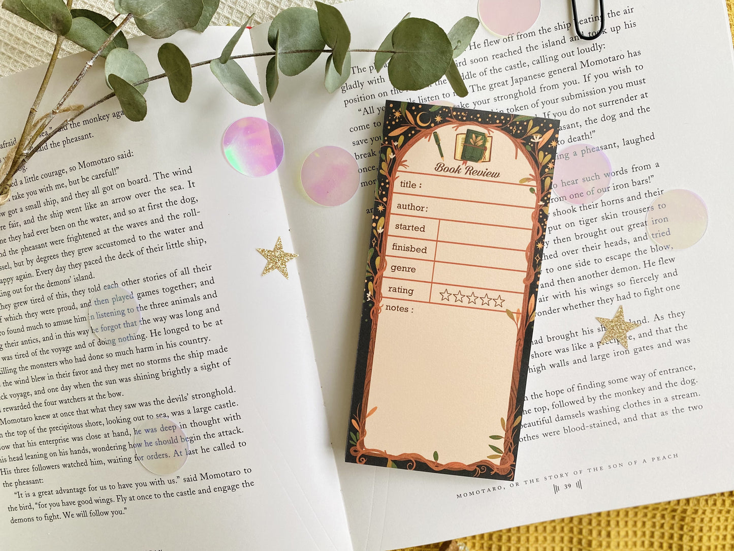 Reading Tracker Planner