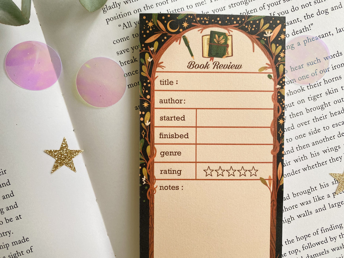 Reading Tracker Planner