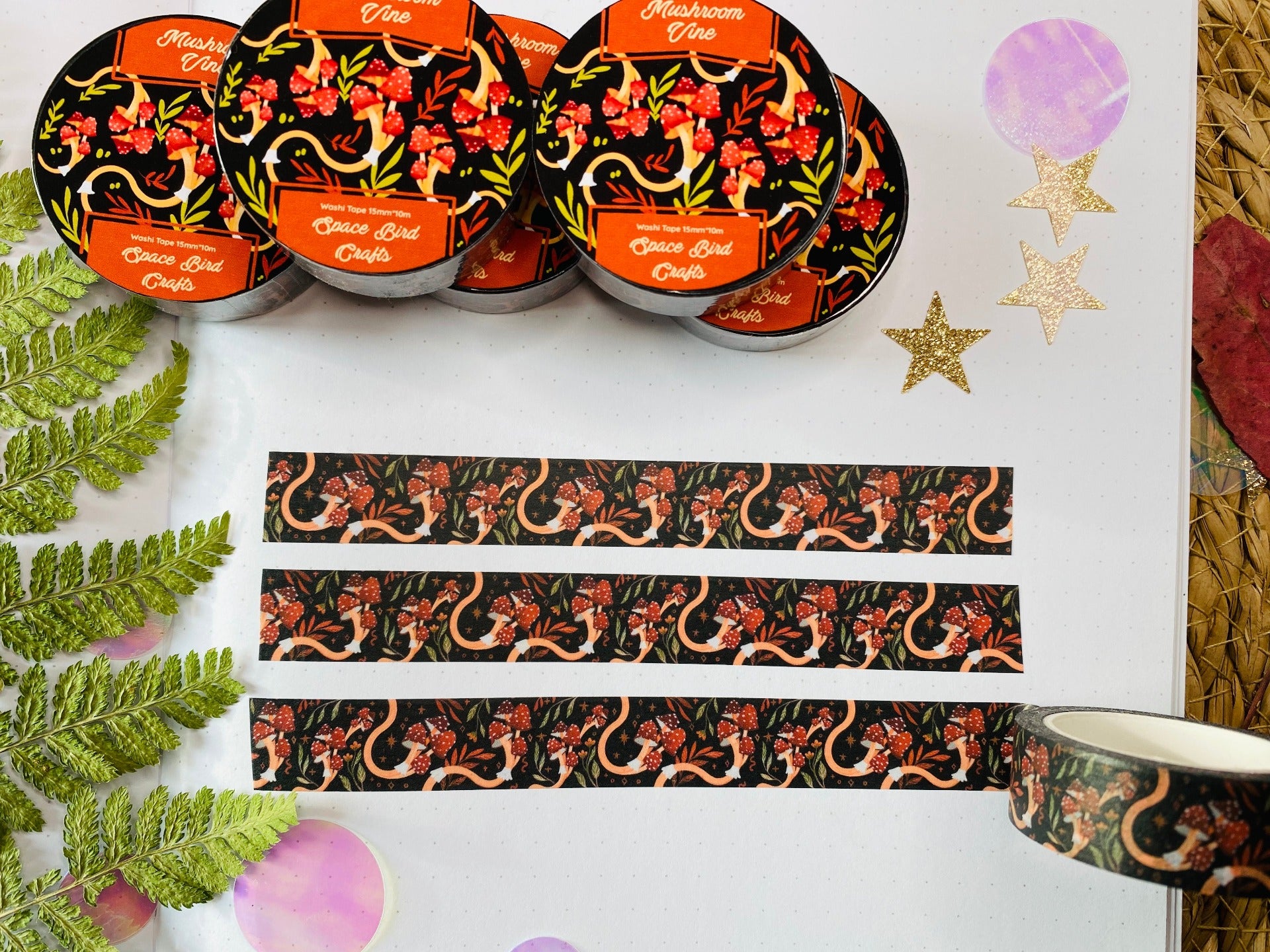 Mushroom Vine Washi Tape