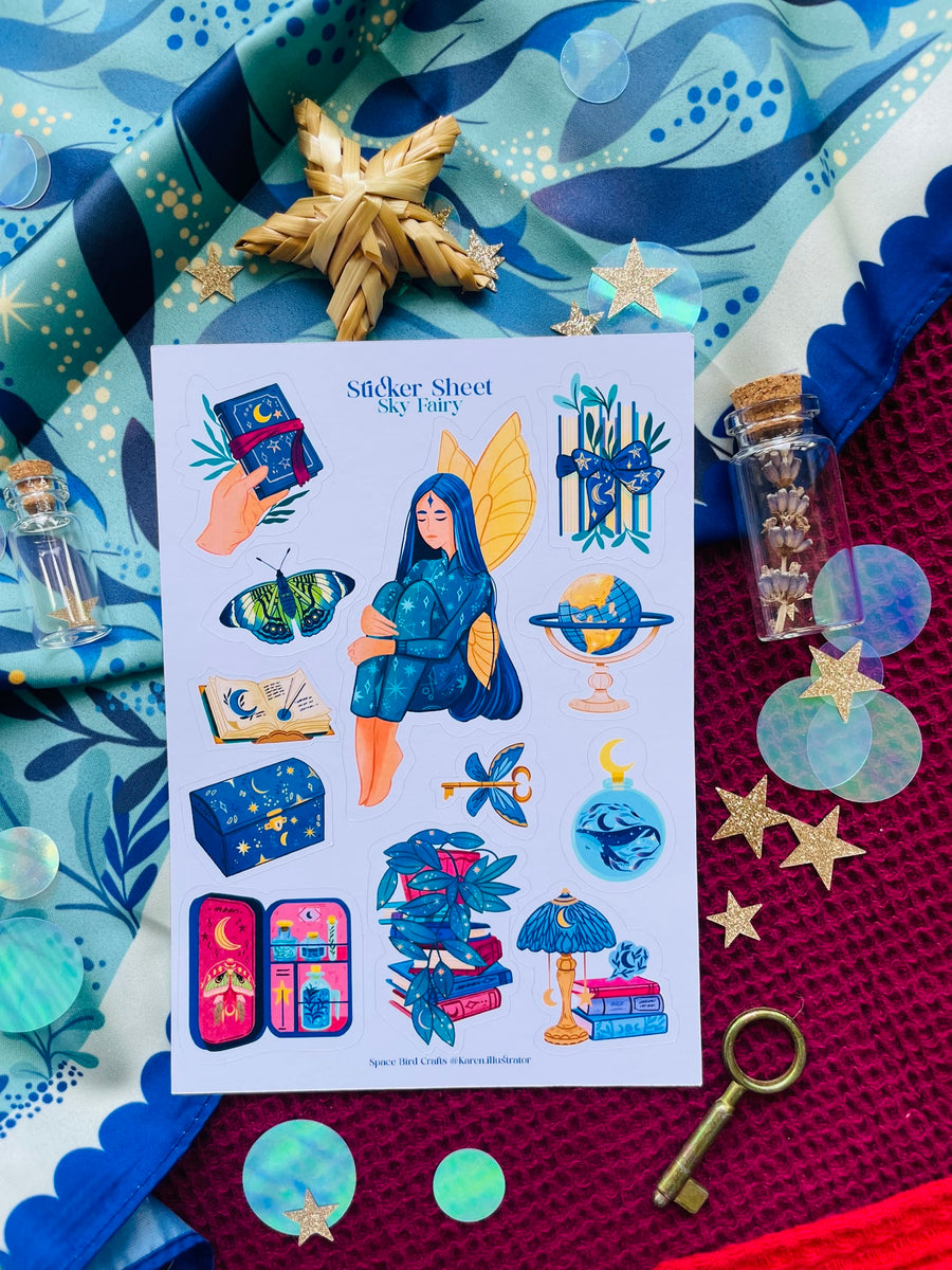 Sky Fairy Sticker Sheet