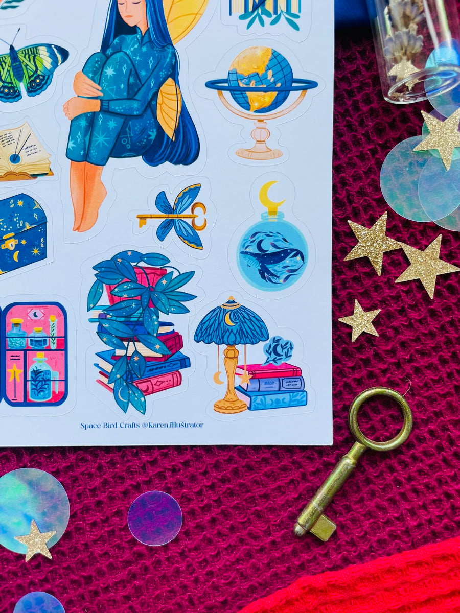 Sky Fairy Sticker Sheet