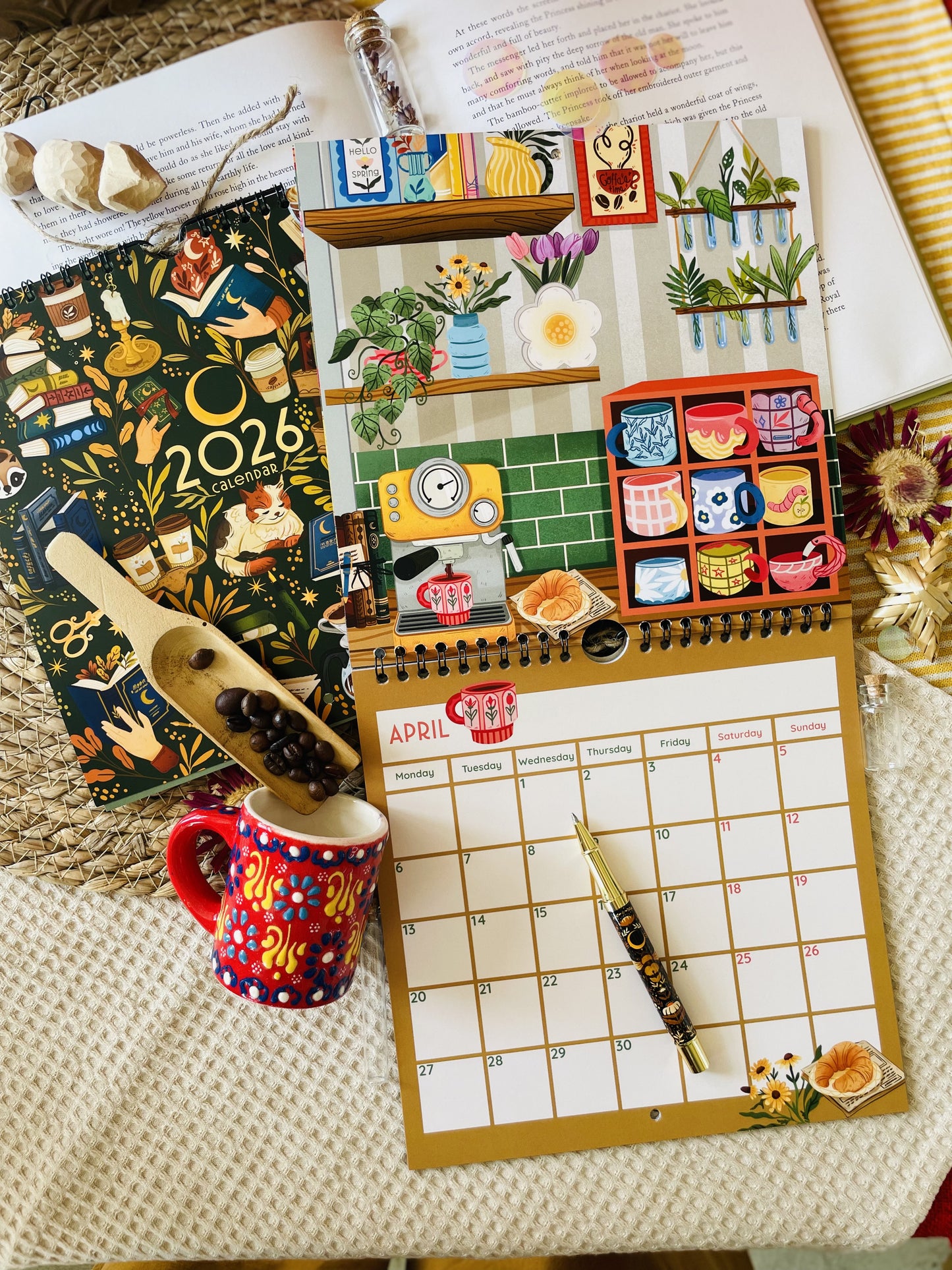 2026 Wall Calendar, Cozy Calendar