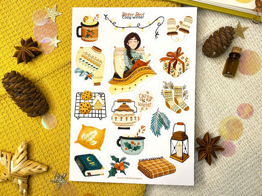 Cozy Winter Sticker Sheet