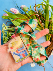 Strawberry House Keycharm