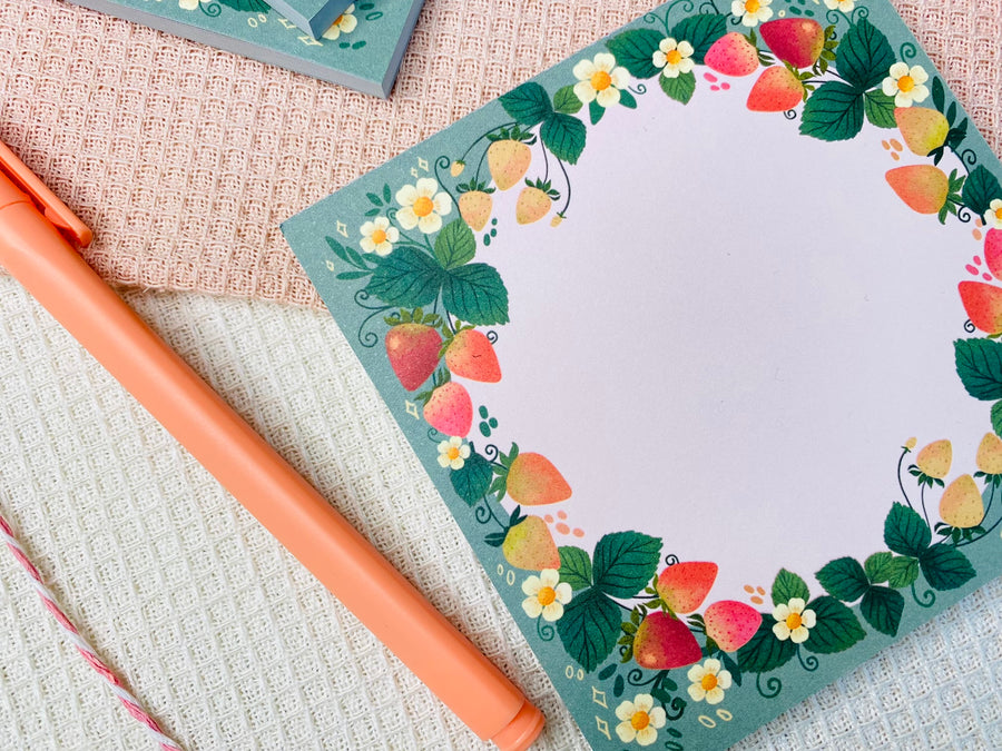 Strawberry Memopad Mini Notepads