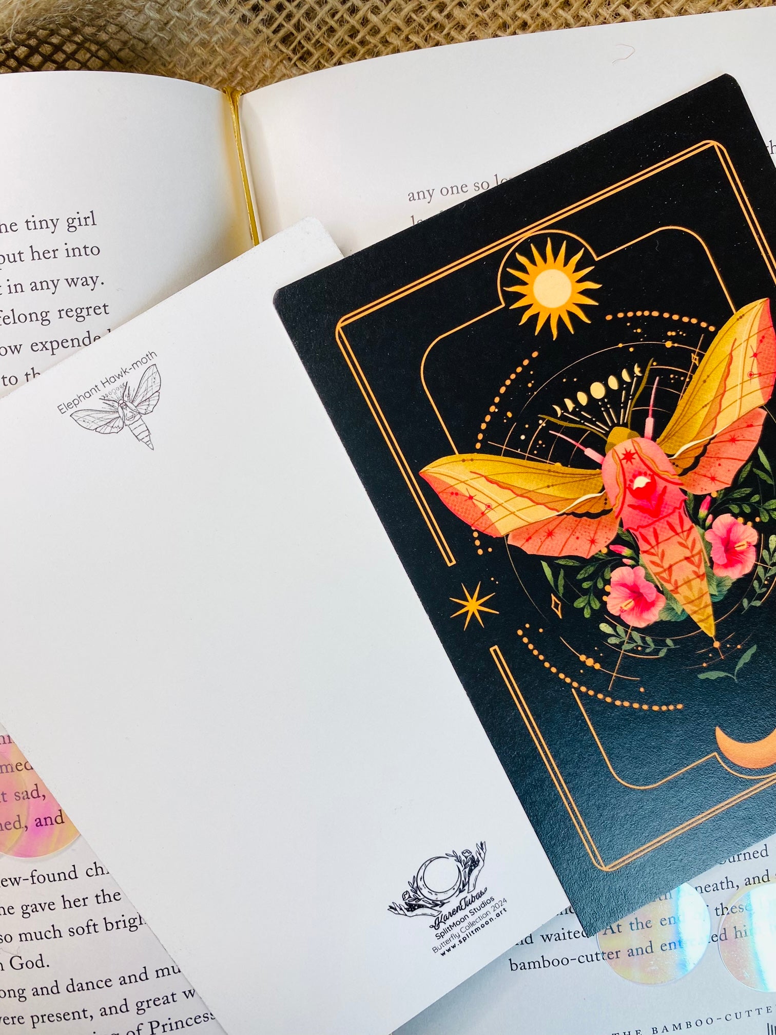 A Set of 2024 Butterfly Art Prints - A6 Butterfly Post Card Set