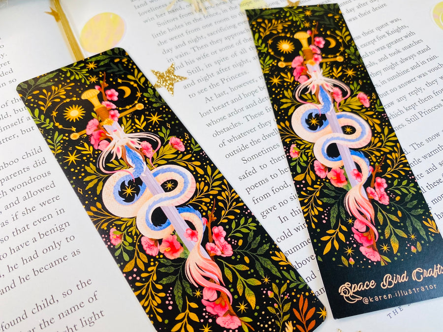 Sakura Dragon Bookmark