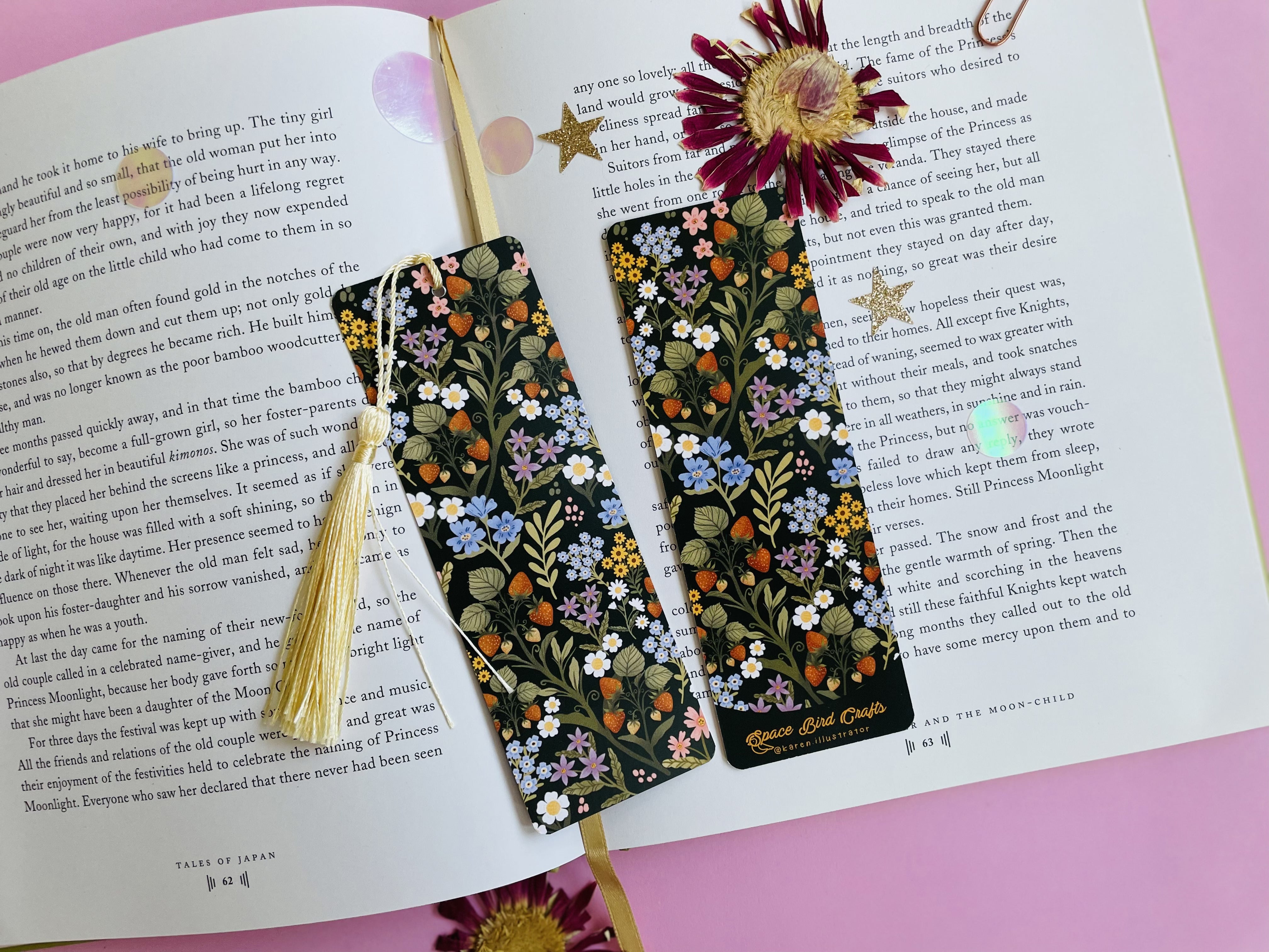 Backyard Garden Bookmark