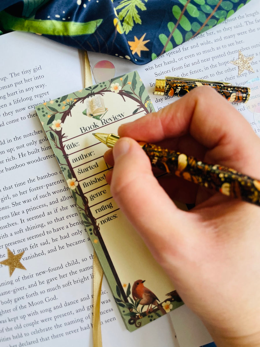 Spring Reading Tracker Planner