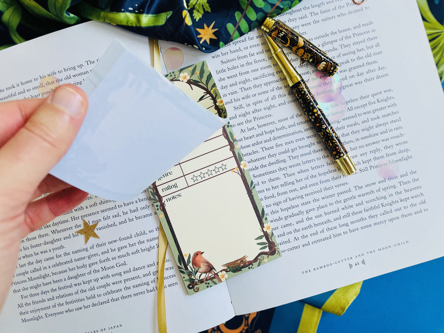 Spring Reading Tracker Planner