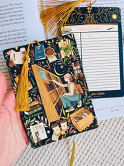 Book Shop Reading Bookmark Library Card