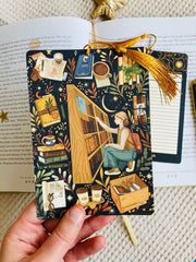 Book Shop Reading Bookmark Library Card