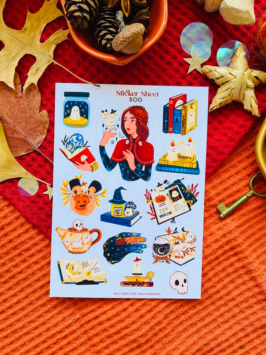 Spooky Sticker Sheet