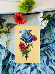 A Set of Floral Bouquets Post Cards  2026