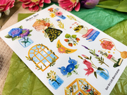 Flower Blossom Sticker Sheet