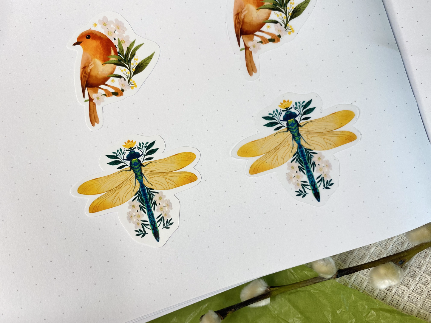 Clear Insect Sticker Sheet