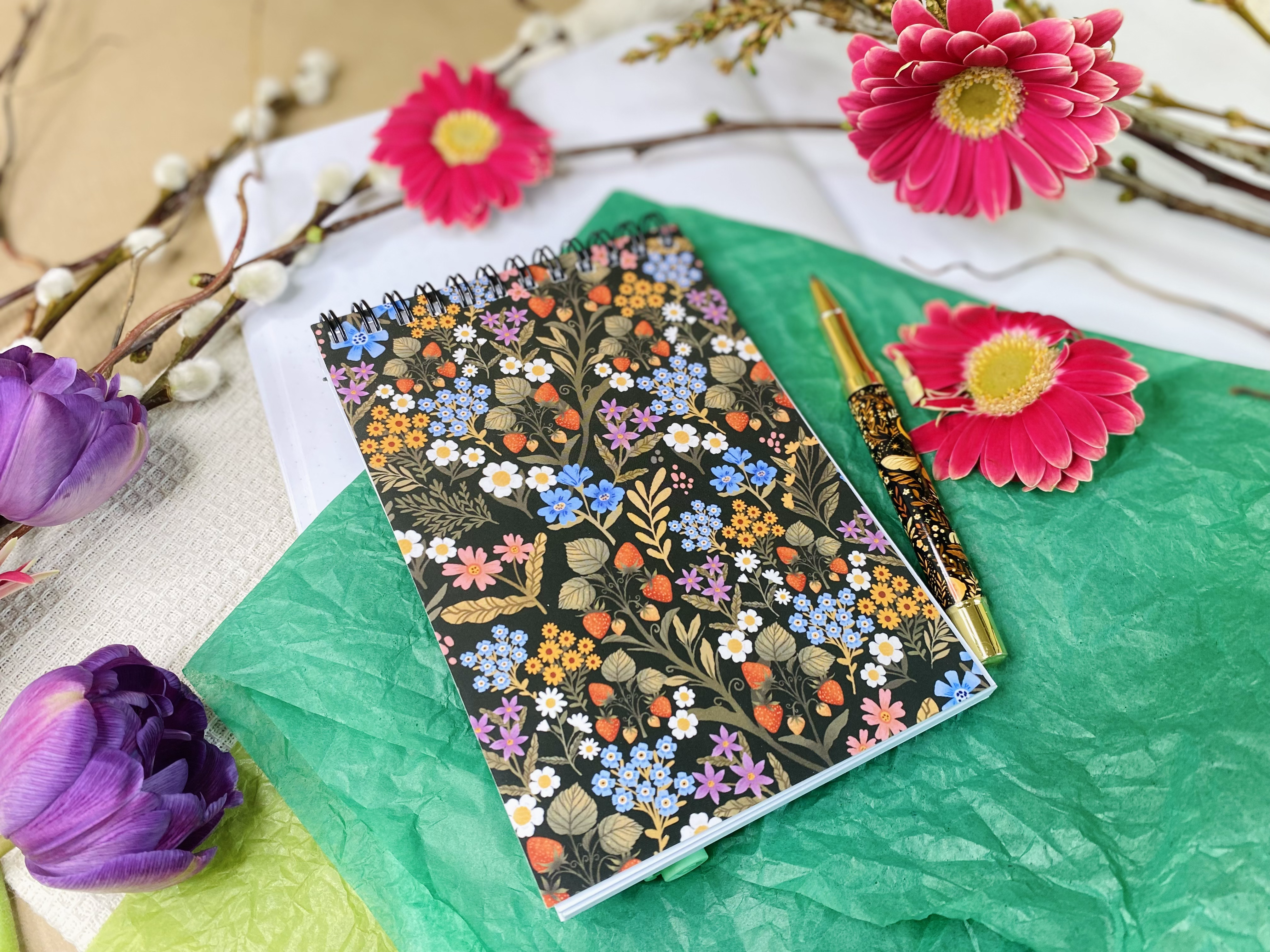 B Grade - Wild Garden Lined Notebook