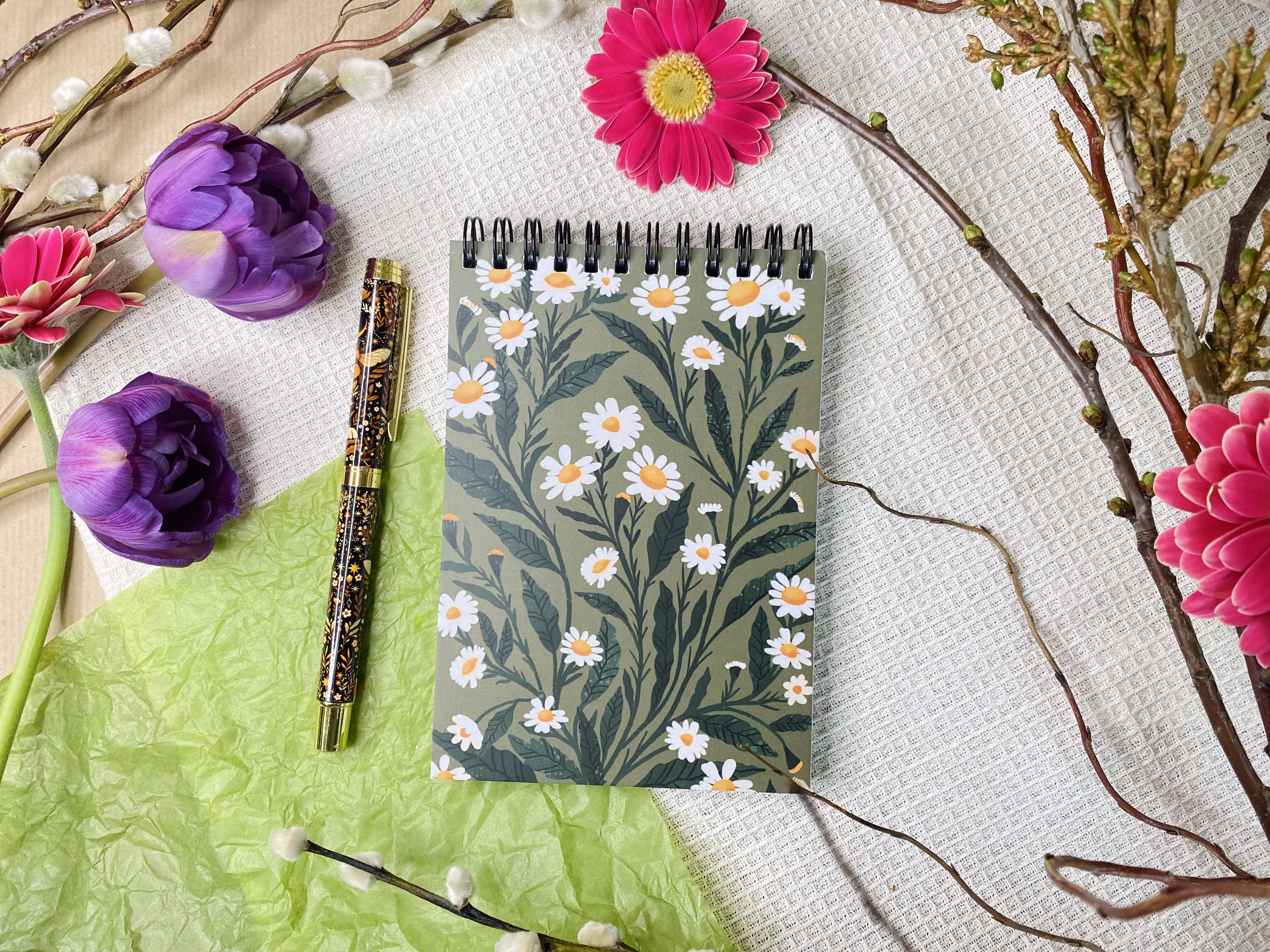 B Grade - Daisy Lined Notebook