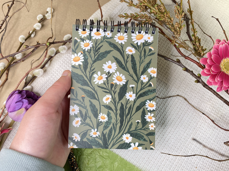 B Grade - Daisy Lined Notebook