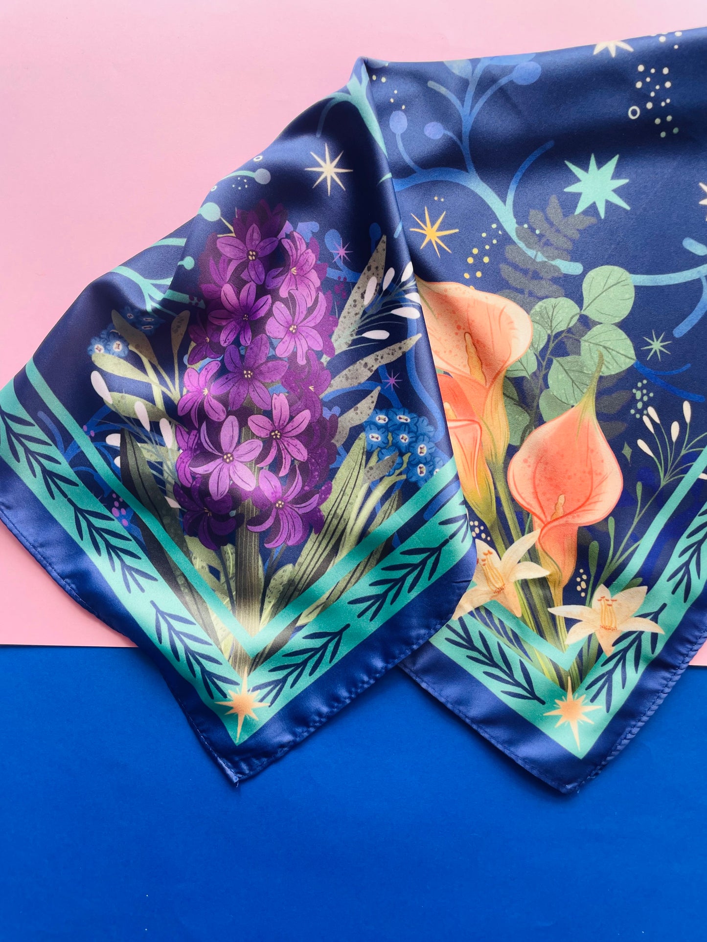 Flowers Motive Scarf