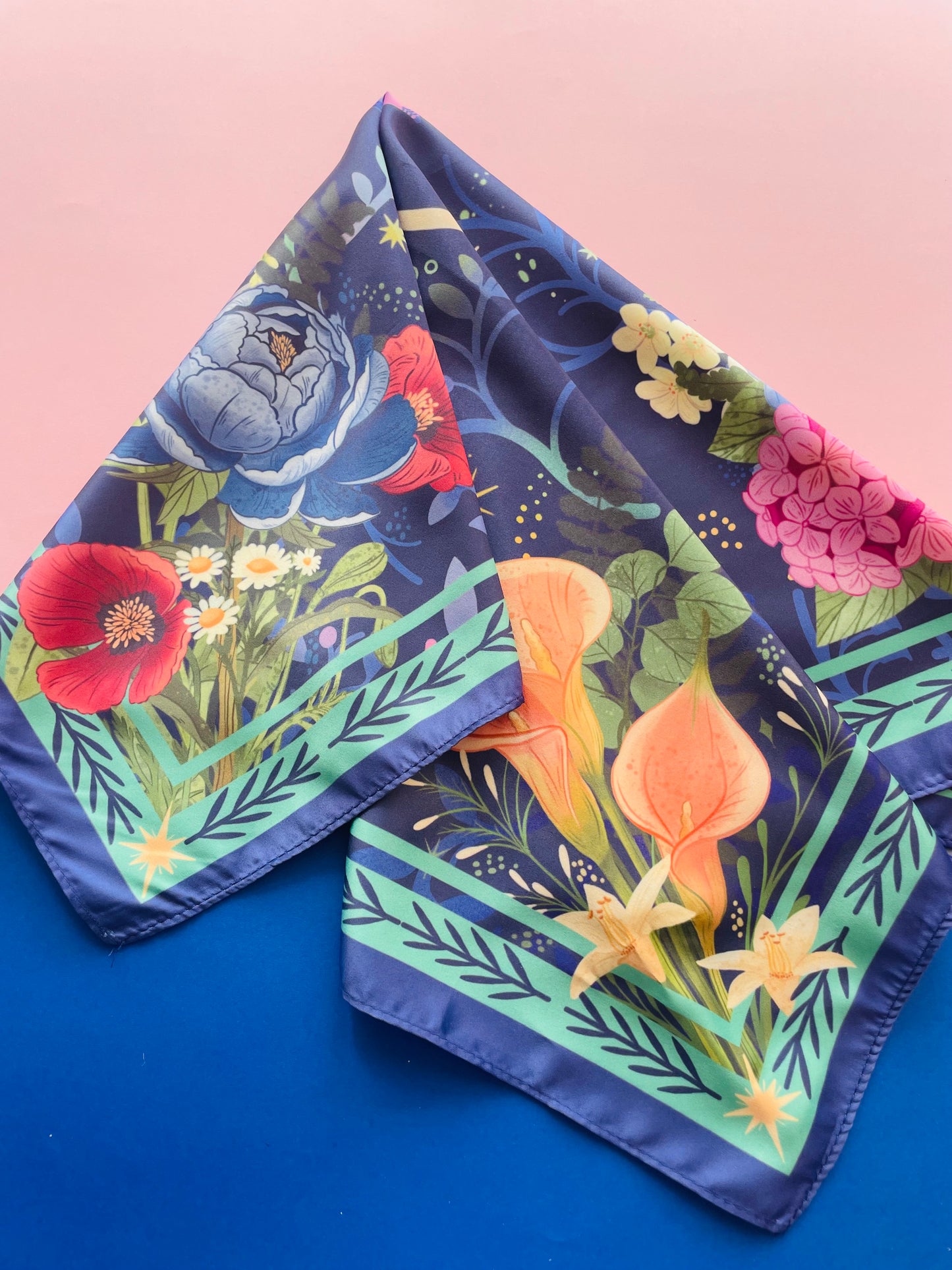 Flowers Motive Scarf