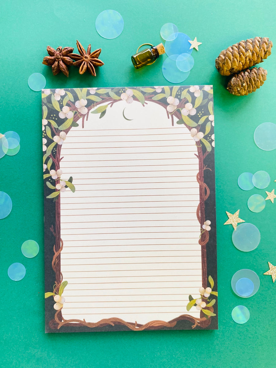 MIsletoe Letter Paper - Notepad A5 To Do