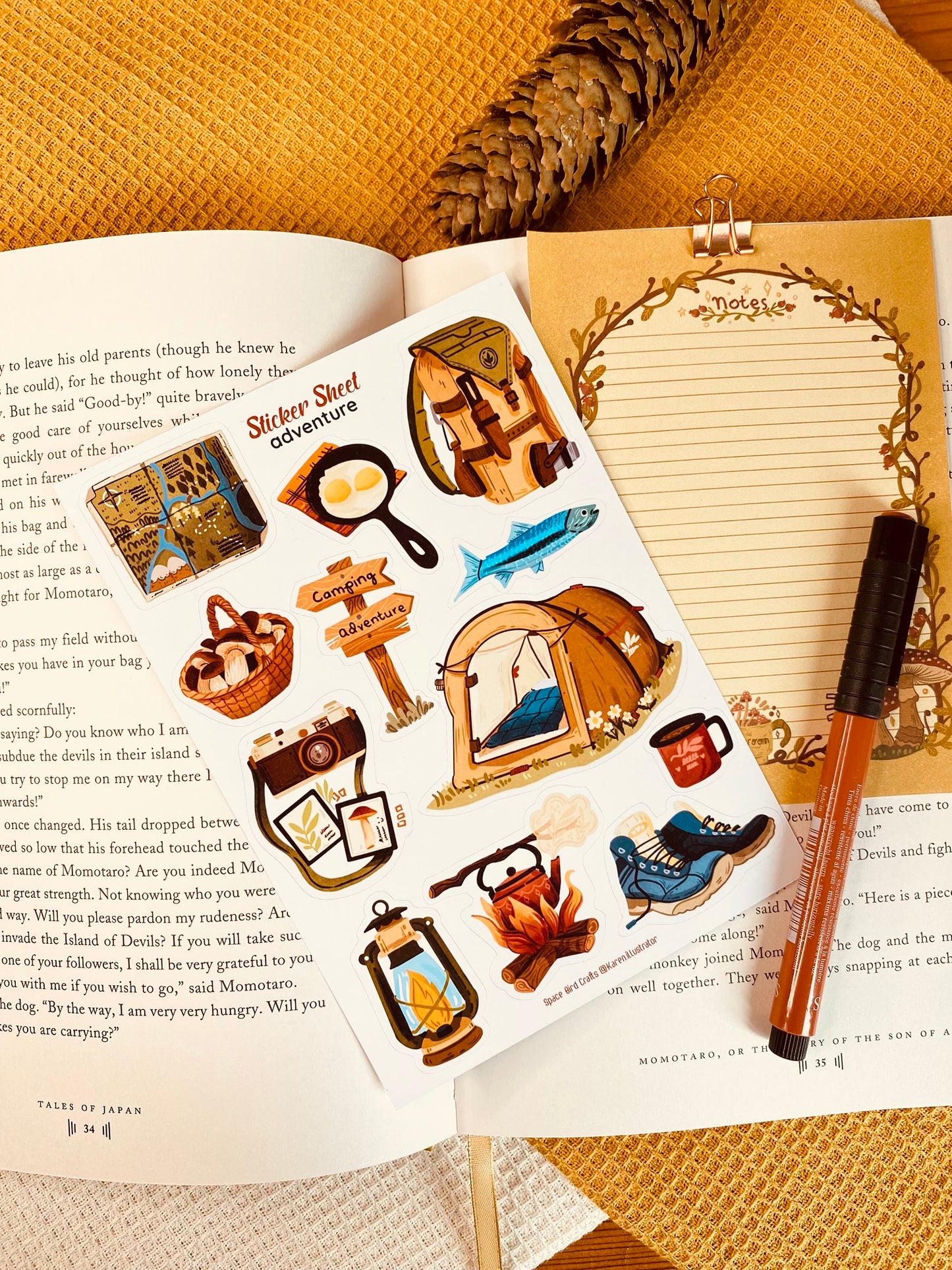 Adventure Sticker Sheet
