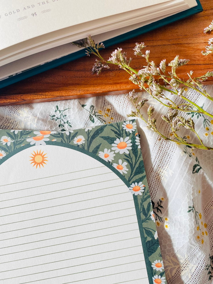 Daisy Letter Paper - Notepad A5 To Do