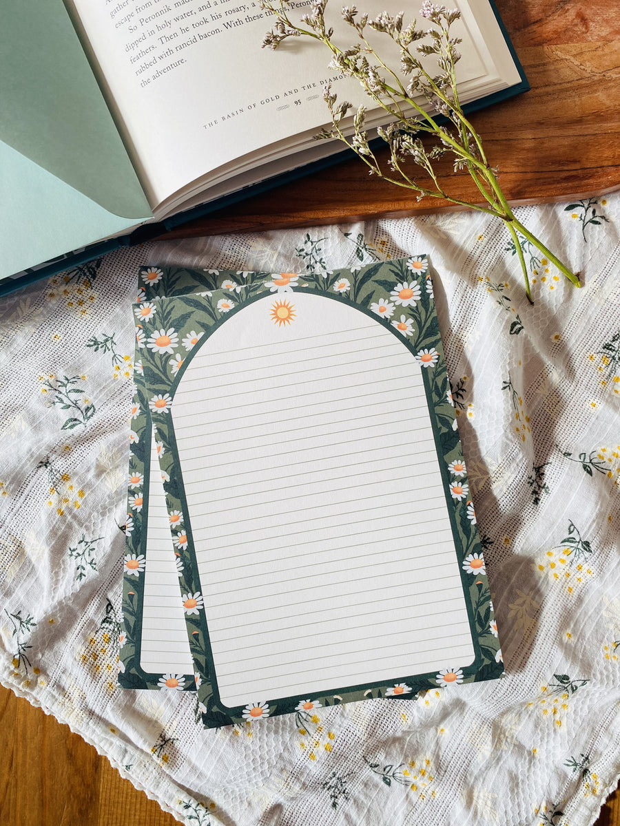 Daisy Letter Paper - Notepad A5 To Do