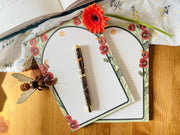 Popy Flower Letter Paper - Notepad A5 To Do