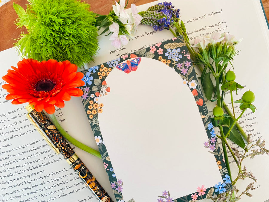 Backyard Garden Notepad A6 To-Do List