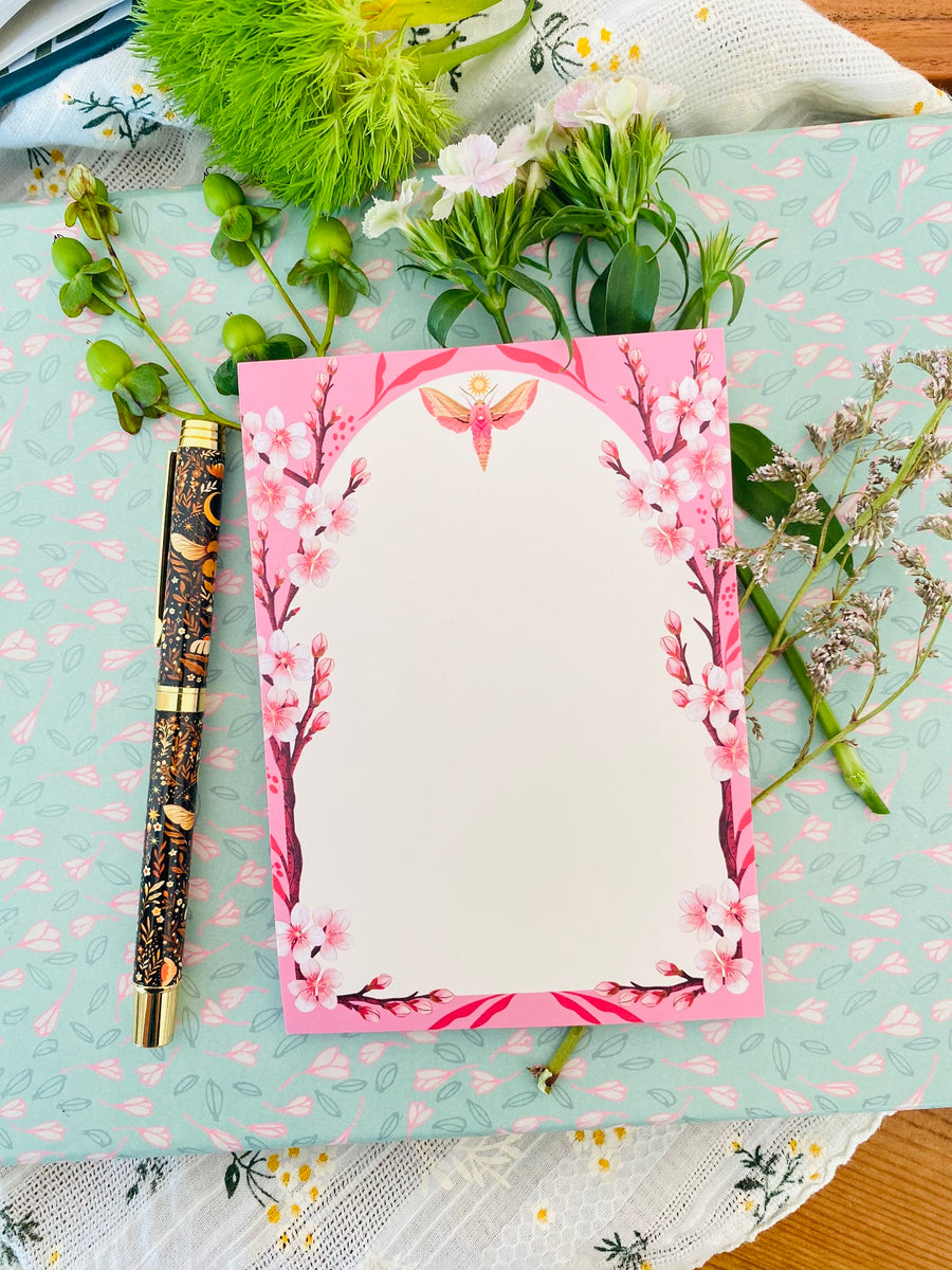 Sakura Tree Notepad A6 To-Do List