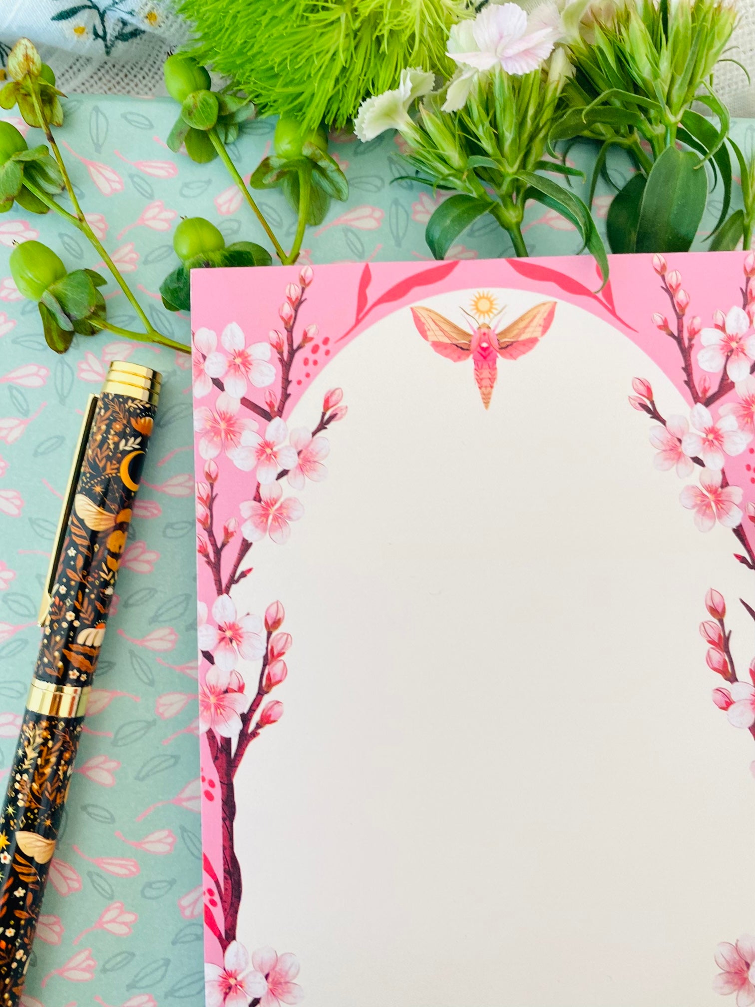 Sakura Tree Notepad A6 To-Do List