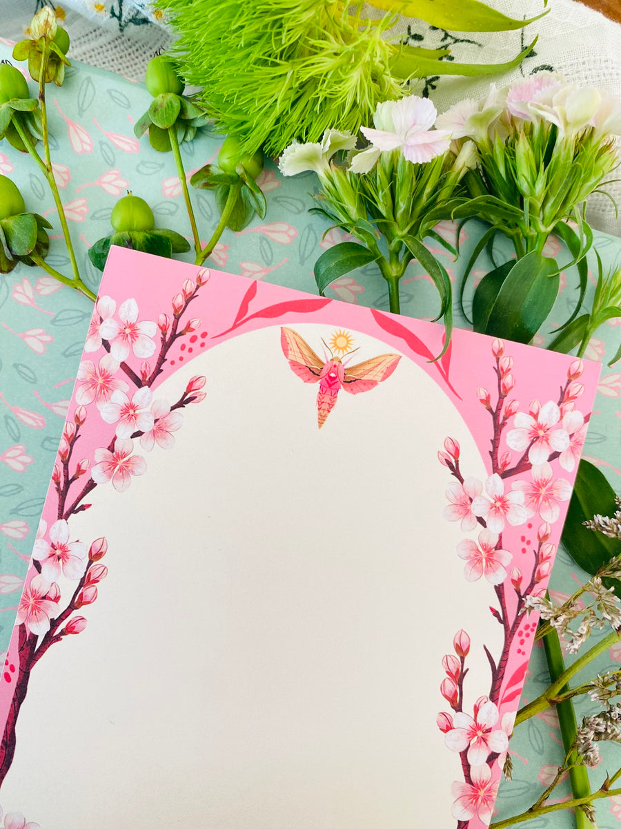 Sakura Tree Notepad A6 To-Do List