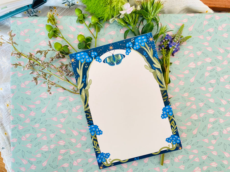 Blue Notepad A6 To-Do List